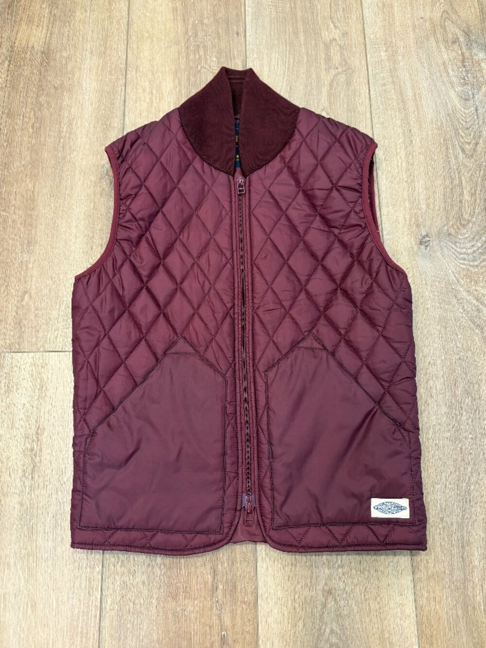 🌟  CPO PROVISIONS 🌟 MEN'S UBRAN OUTFITTERS QUILTED PUFFER VEST MAROON SZ S